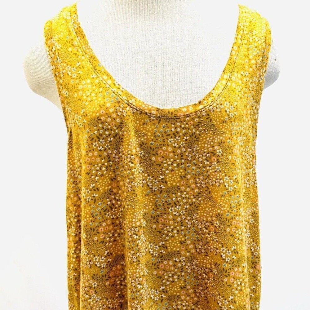 NWT SO GOODS FOR LIFE Juniors Sleeveless Pullover Round Neck Floral Shirt Sz XL